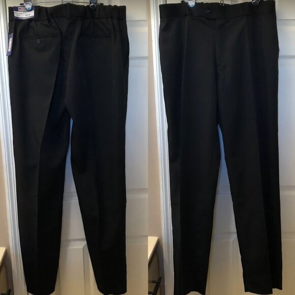 National Patrol Black 100% Polyester NWT Pants 20R - Picture 1 of 9